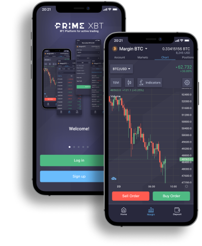 PrimeXBT موبائل ایپ۔